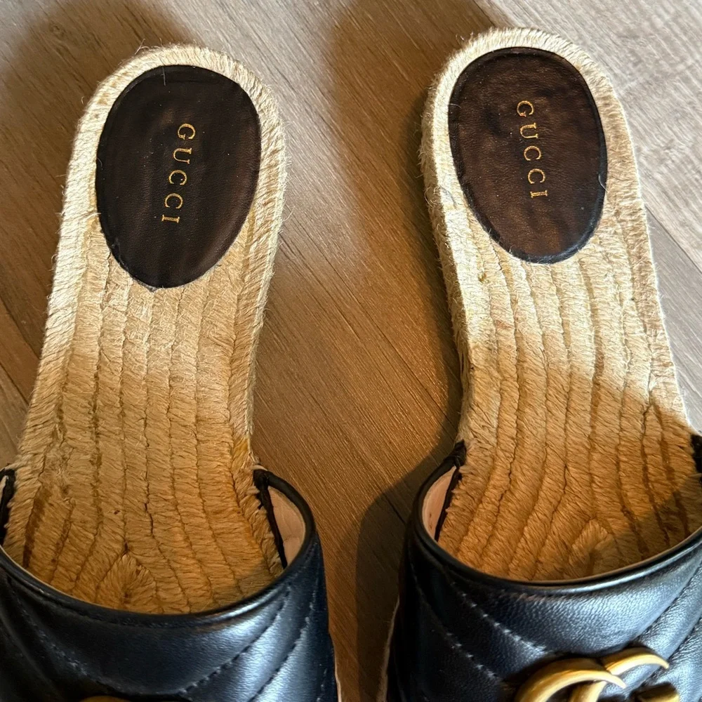 GUCCI Marmont Matelasse Espadrilles - Picture 7 of 11